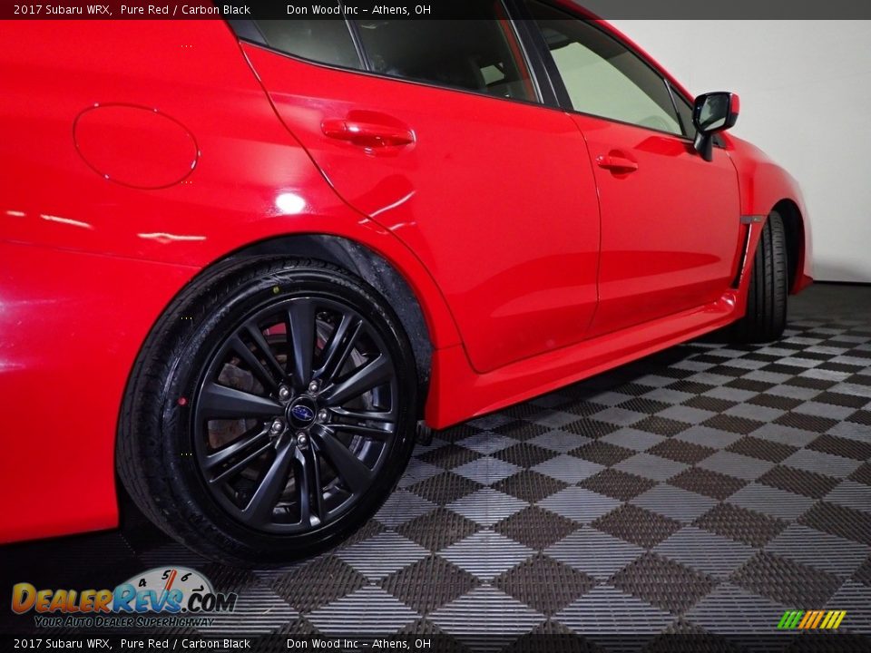 2017 Subaru WRX Pure Red / Carbon Black Photo #15