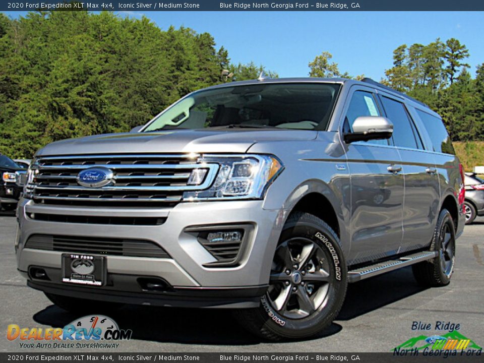 2020 Ford Expedition XLT Max 4x4 Iconic Silver / Medium Stone Photo #1