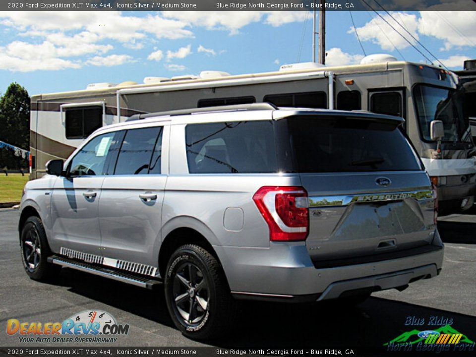 2020 Ford Expedition XLT Max 4x4 Iconic Silver / Medium Stone Photo #3