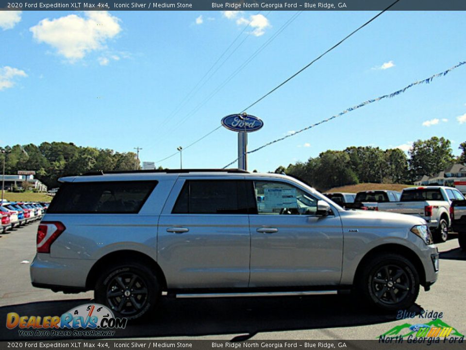 2020 Ford Expedition XLT Max 4x4 Iconic Silver / Medium Stone Photo #6