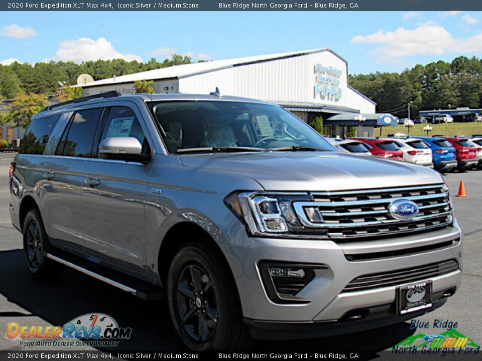 2020 Ford Expedition XLT Max 4x4 Iconic Silver / Medium Stone Photo #7