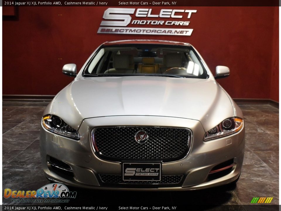 2014 Jaguar XJ XJL Portfolio AWD Cashmere Metallic / Ivory Photo #2