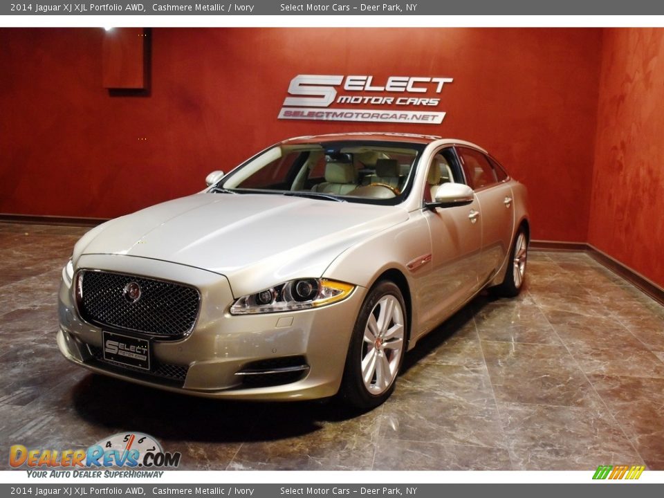 2014 Jaguar XJ XJL Portfolio AWD Cashmere Metallic / Ivory Photo #5