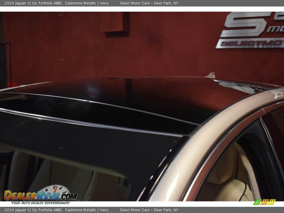 2014 Jaguar XJ XJL Portfolio AWD Cashmere Metallic / Ivory Photo #7