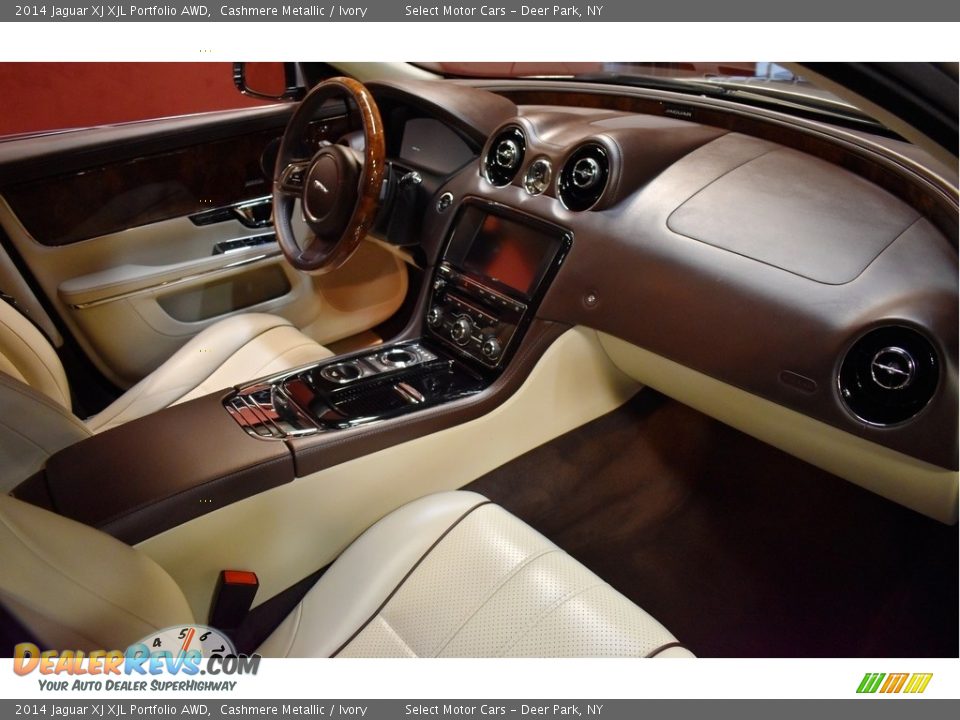 2014 Jaguar XJ XJL Portfolio AWD Cashmere Metallic / Ivory Photo #13