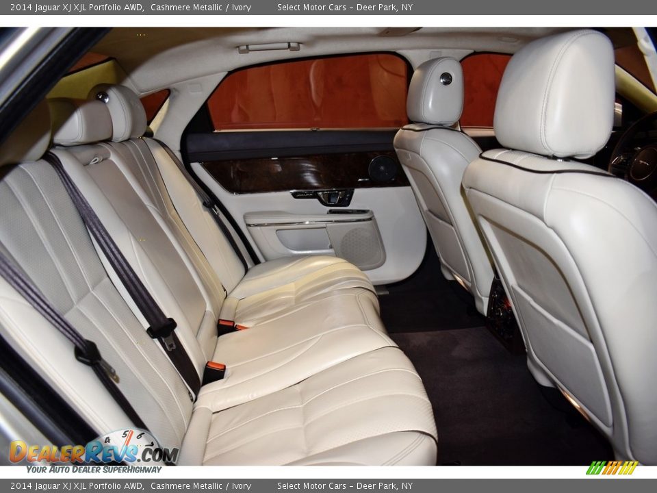 2014 Jaguar XJ XJL Portfolio AWD Cashmere Metallic / Ivory Photo #14