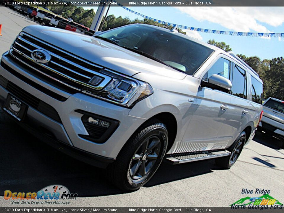 2020 Ford Expedition XLT Max 4x4 Iconic Silver / Medium Stone Photo #30