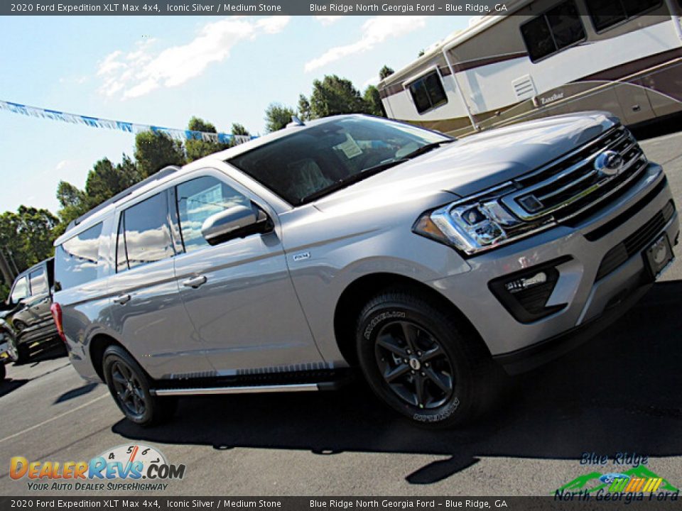 2020 Ford Expedition XLT Max 4x4 Iconic Silver / Medium Stone Photo #31