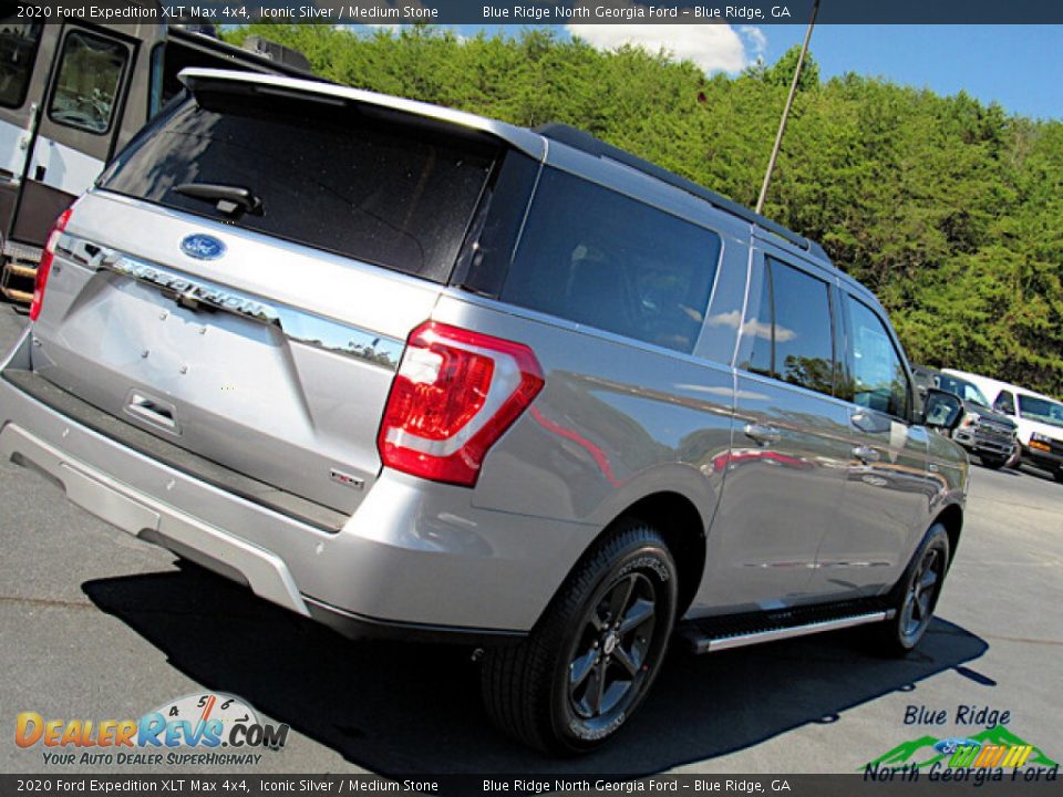 2020 Ford Expedition XLT Max 4x4 Iconic Silver / Medium Stone Photo #32