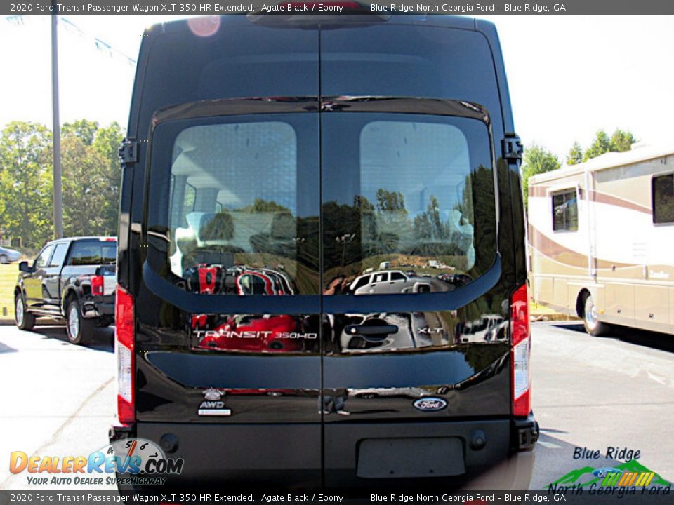 2020 Ford Transit Passenger Wagon XLT 350 HR Extended Agate Black / Ebony Photo #4