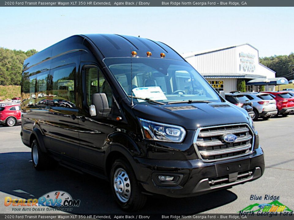2020 Ford Transit Passenger Wagon XLT 350 HR Extended Agate Black / Ebony Photo #7
