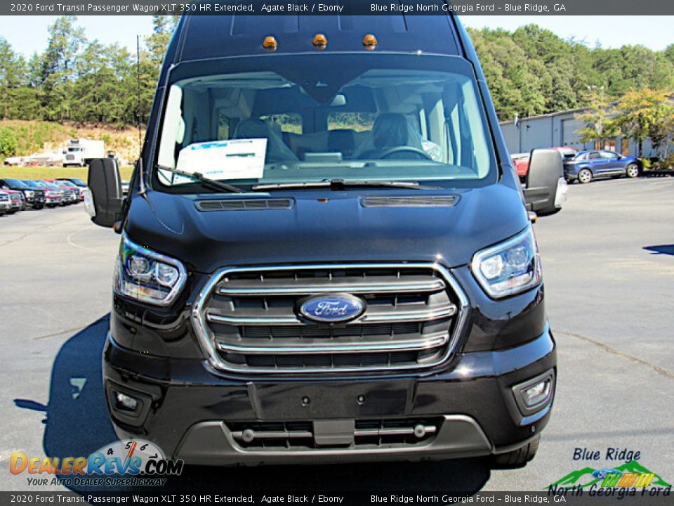 2020 Ford Transit Passenger Wagon XLT 350 HR Extended Agate Black / Ebony Photo #8