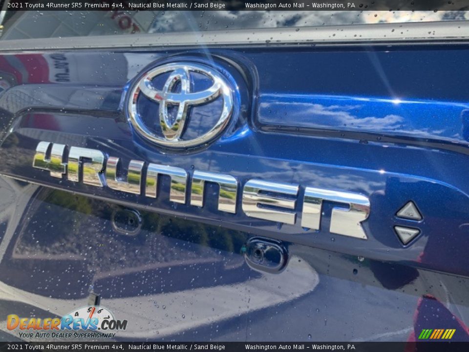 2021 Toyota 4Runner SR5 Premium 4x4 Nautical Blue Metallic / Sand Beige Photo #27