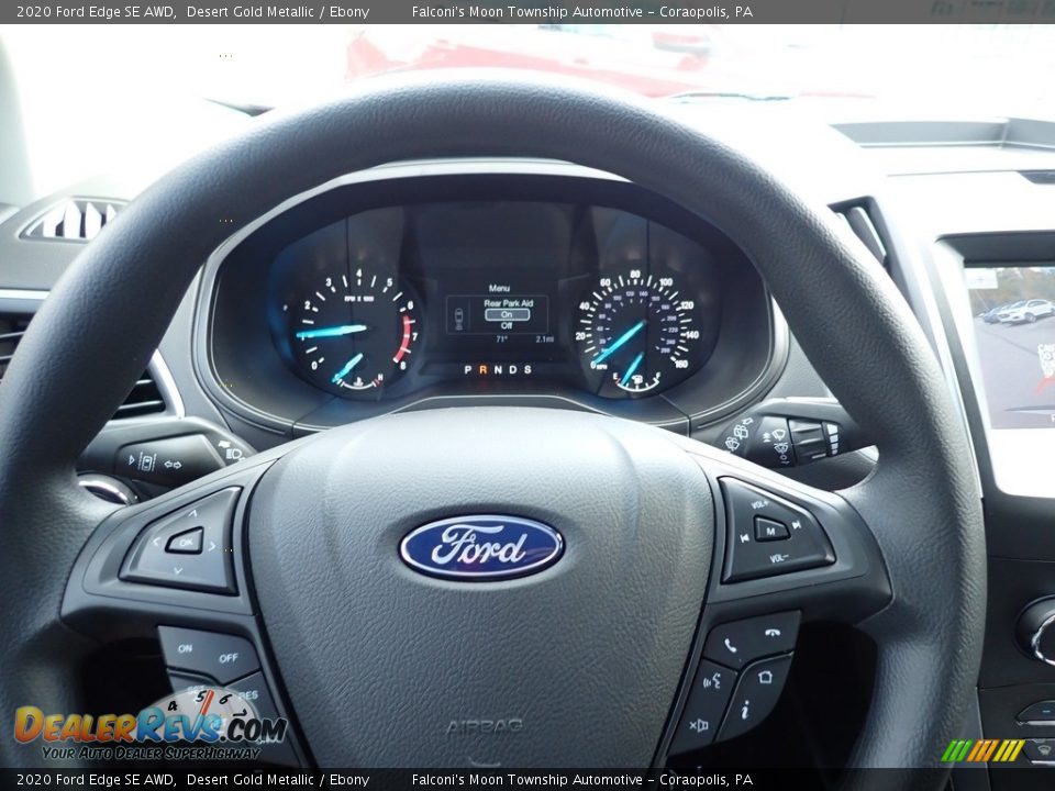 2020 Ford Edge SE AWD Steering Wheel Photo #15