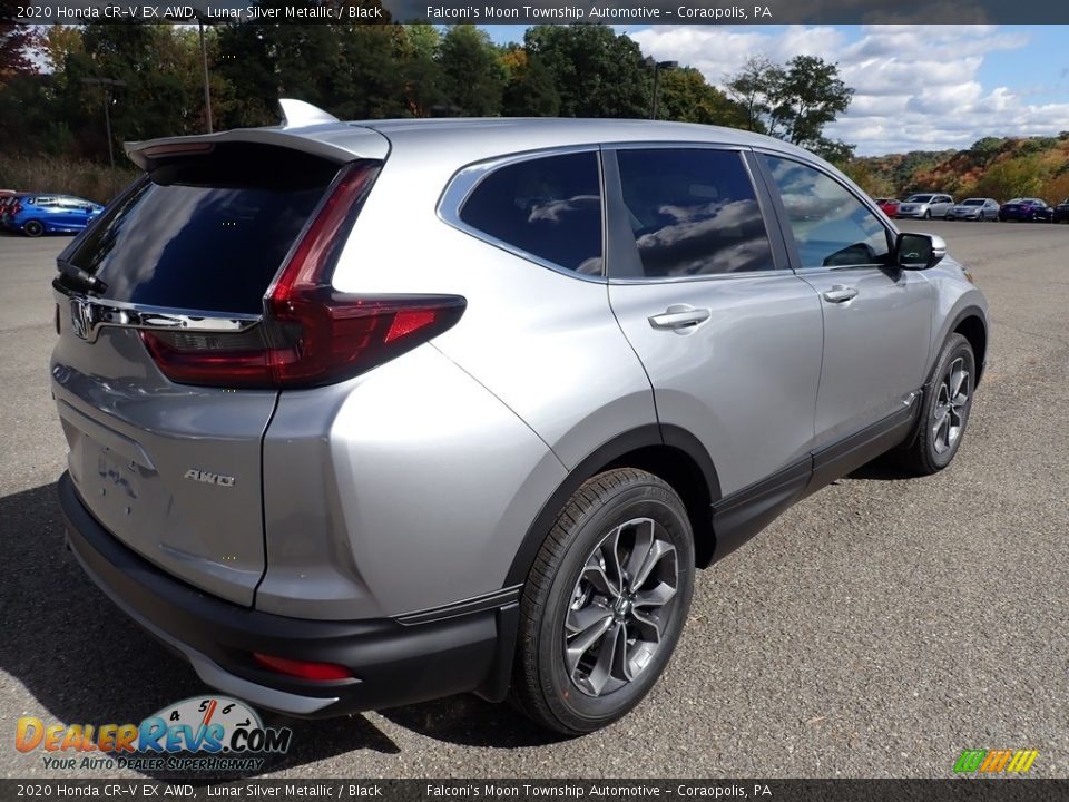 2020 Honda CR-V EX AWD Lunar Silver Metallic / Black Photo #5