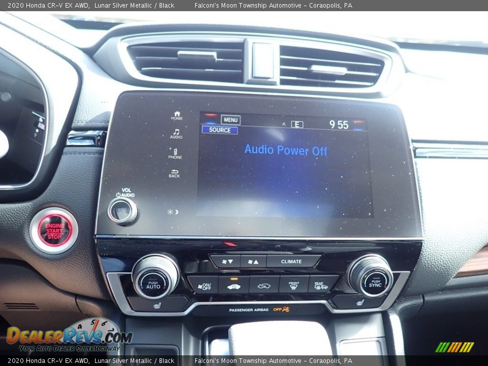 2020 Honda CR-V EX AWD Lunar Silver Metallic / Black Photo #14