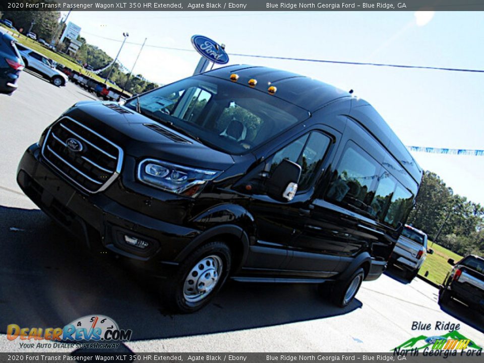2020 Ford Transit Passenger Wagon XLT 350 HR Extended Agate Black / Ebony Photo #32