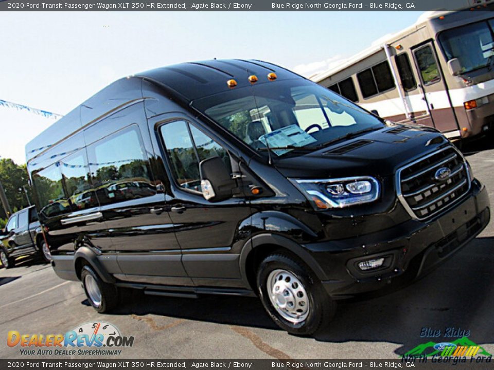 2020 Ford Transit Passenger Wagon XLT 350 HR Extended Agate Black / Ebony Photo #33