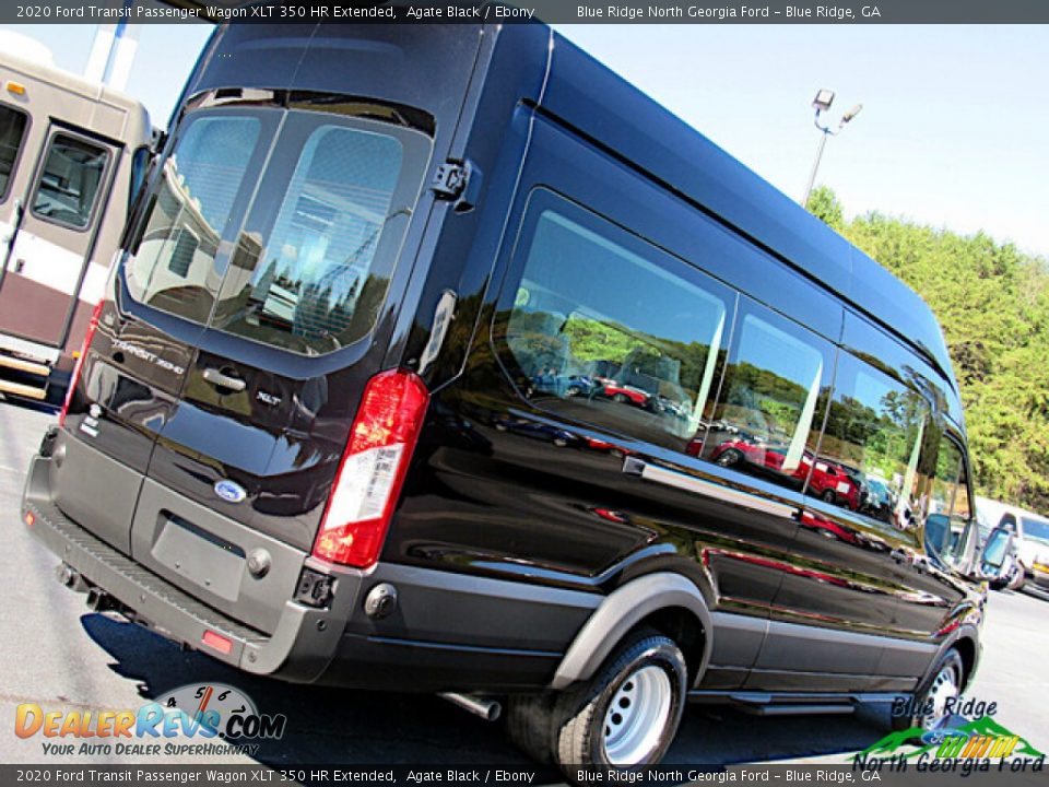 2020 Ford Transit Passenger Wagon XLT 350 HR Extended Agate Black / Ebony Photo #34