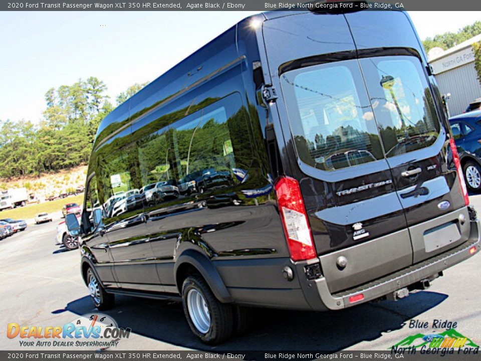 2020 Ford Transit Passenger Wagon XLT 350 HR Extended Agate Black / Ebony Photo #35