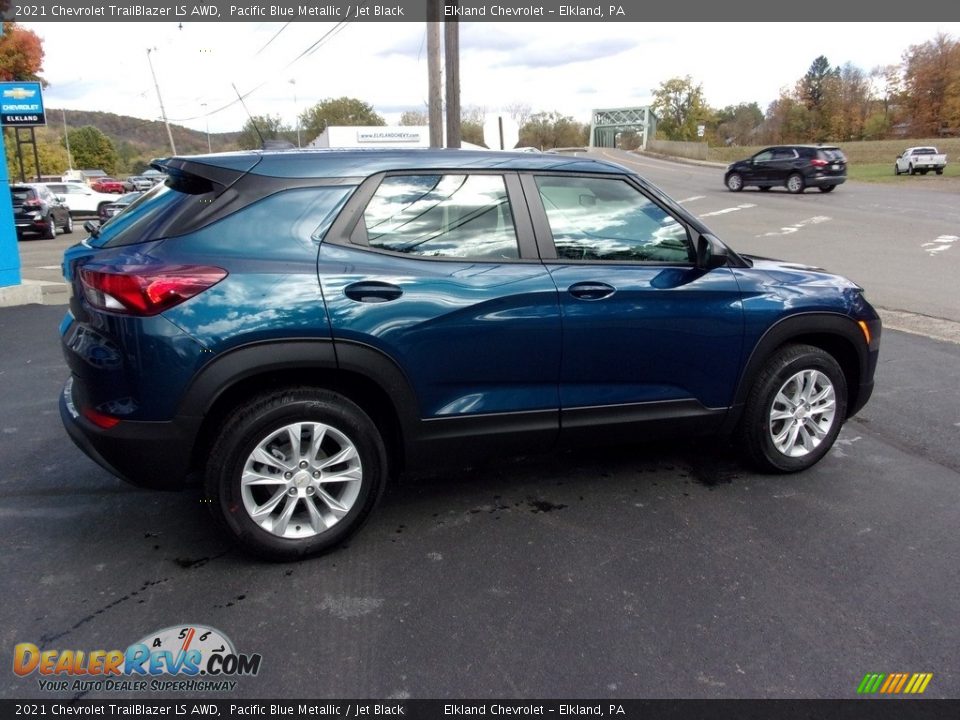 2021 Chevrolet TrailBlazer LS AWD Pacific Blue Metallic / Jet Black Photo #4
