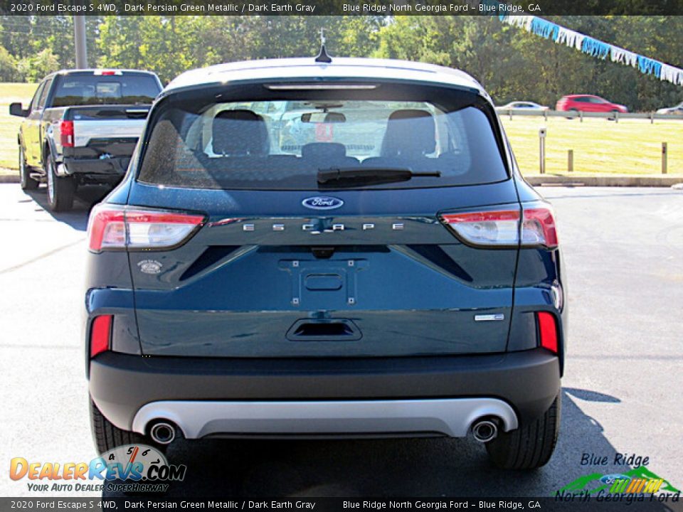 2020 Ford Escape S 4WD Dark Persian Green Metallic / Dark Earth Gray Photo #4