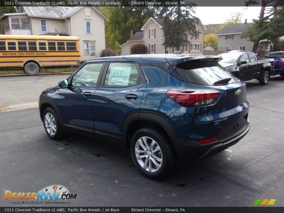 2021 Chevrolet TrailBlazer LS AWD Pacific Blue Metallic / Jet Black Photo #6