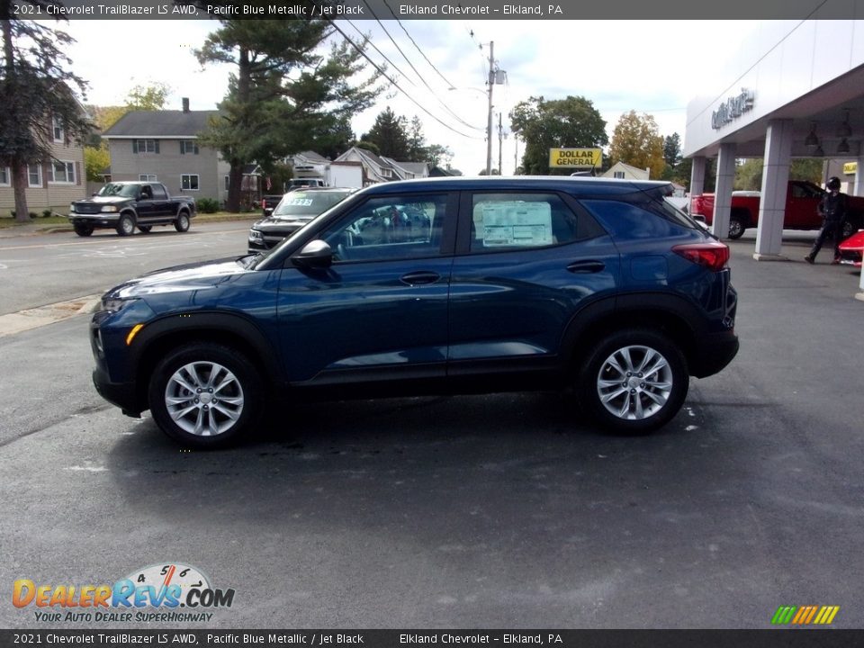 2021 Chevrolet TrailBlazer LS AWD Pacific Blue Metallic / Jet Black Photo #7