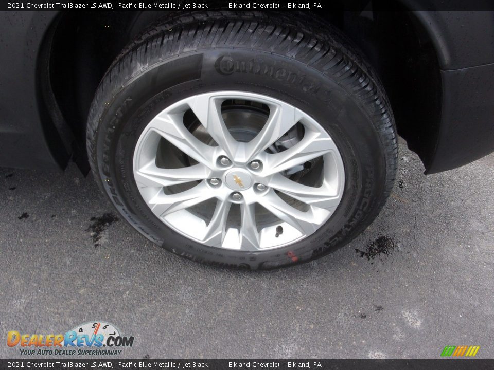 2021 Chevrolet TrailBlazer LS AWD Pacific Blue Metallic / Jet Black Photo #9