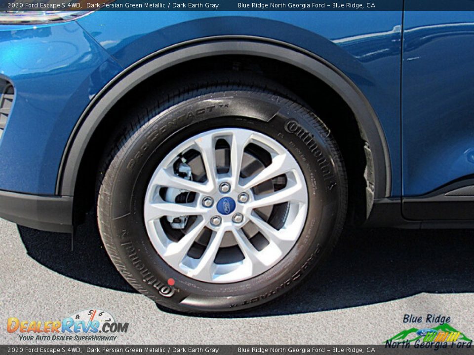2020 Ford Escape S 4WD Dark Persian Green Metallic / Dark Earth Gray Photo #9