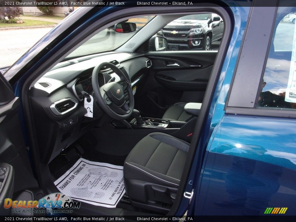 2021 Chevrolet TrailBlazer LS AWD Pacific Blue Metallic / Jet Black Photo #10
