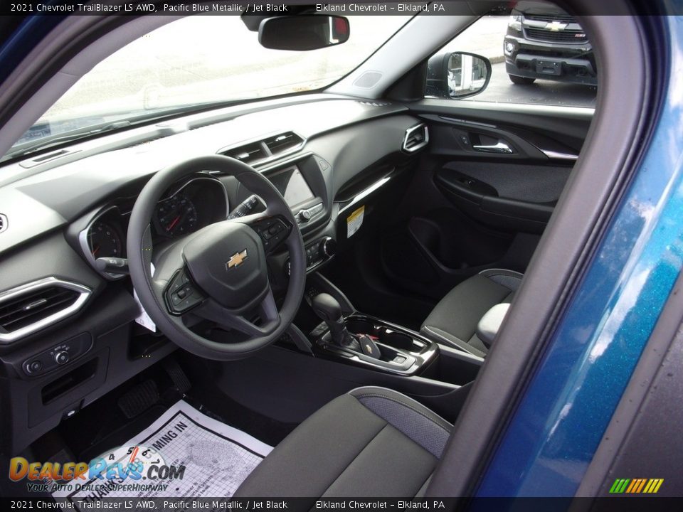 2021 Chevrolet TrailBlazer LS AWD Pacific Blue Metallic / Jet Black Photo #11