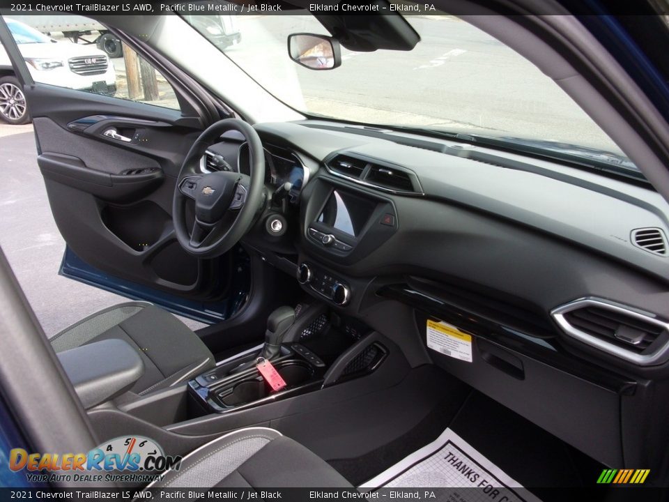 2021 Chevrolet TrailBlazer LS AWD Pacific Blue Metallic / Jet Black Photo #13