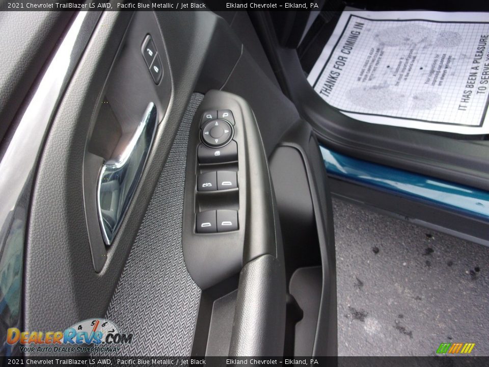 2021 Chevrolet TrailBlazer LS AWD Pacific Blue Metallic / Jet Black Photo #14
