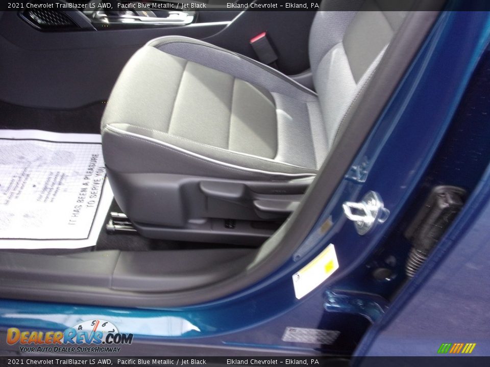 2021 Chevrolet TrailBlazer LS AWD Pacific Blue Metallic / Jet Black Photo #15