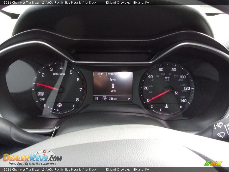 2021 Chevrolet TrailBlazer LS AWD Pacific Blue Metallic / Jet Black Photo #18