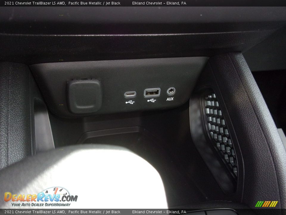 2021 Chevrolet TrailBlazer LS AWD Pacific Blue Metallic / Jet Black Photo #27