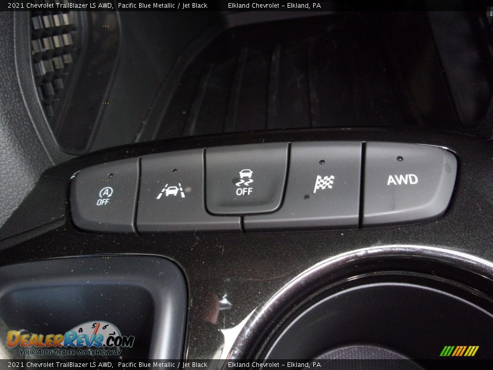 2021 Chevrolet TrailBlazer LS AWD Pacific Blue Metallic / Jet Black Photo #28
