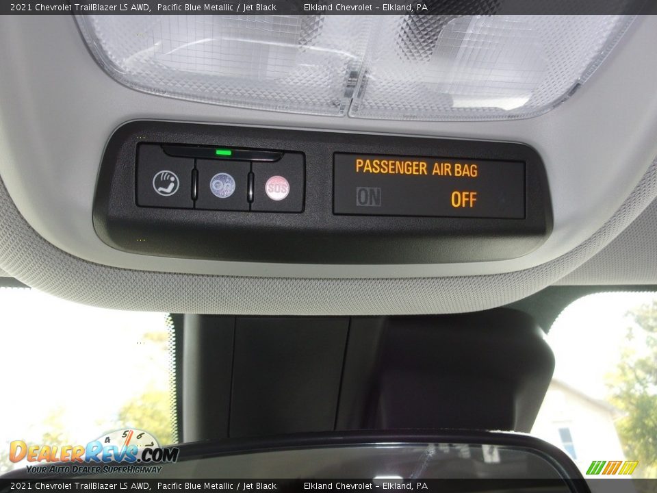 2021 Chevrolet TrailBlazer LS AWD Pacific Blue Metallic / Jet Black Photo #29