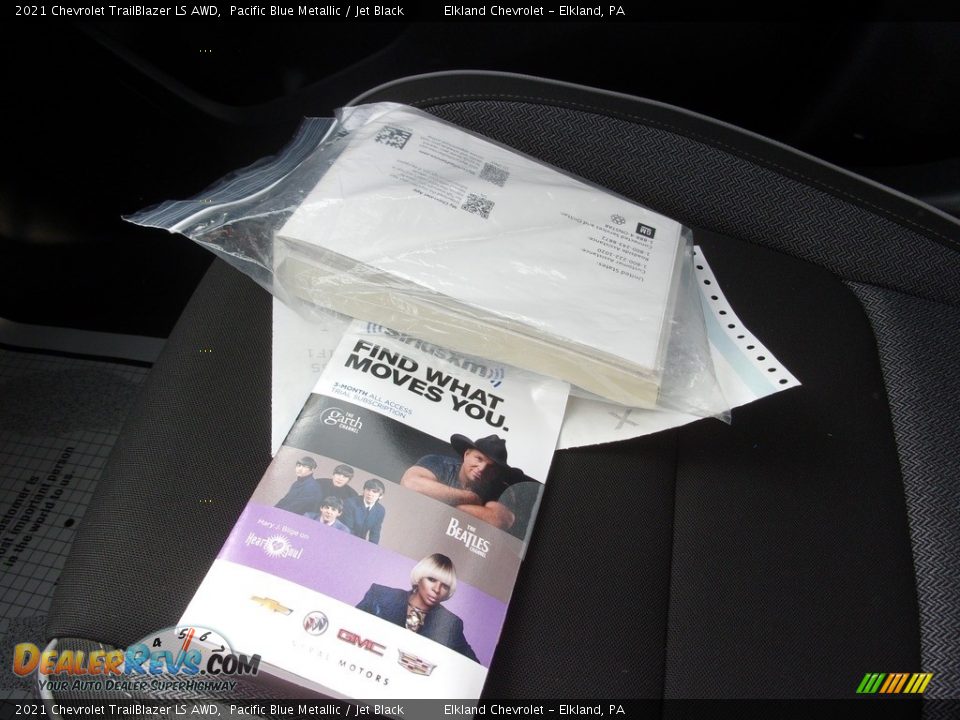 2021 Chevrolet TrailBlazer LS AWD Pacific Blue Metallic / Jet Black Photo #31