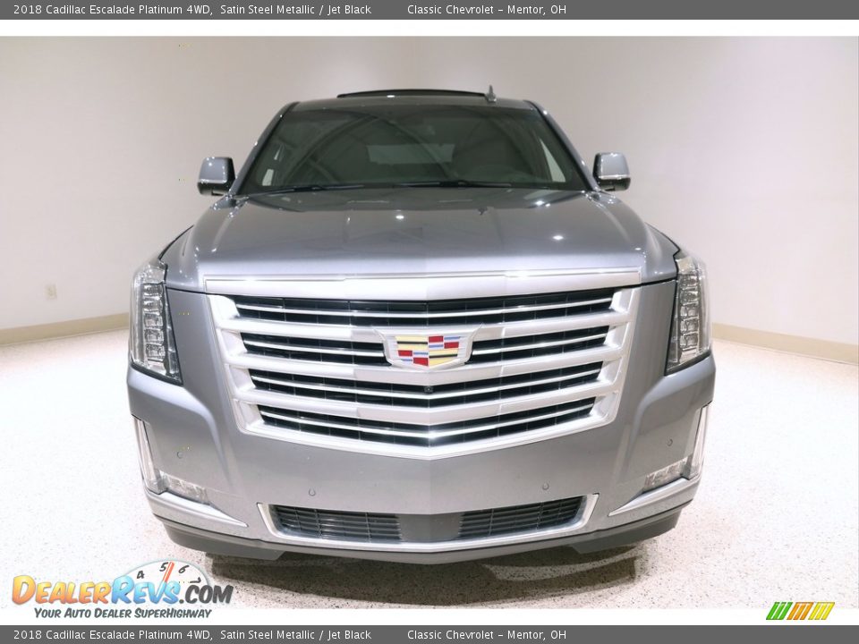 2018 Cadillac Escalade Platinum 4WD Satin Steel Metallic / Jet Black Photo #2