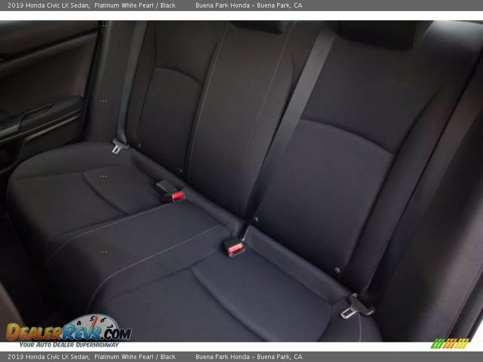 2019 Honda Civic LX Sedan Platinum White Pearl / Black Photo #19