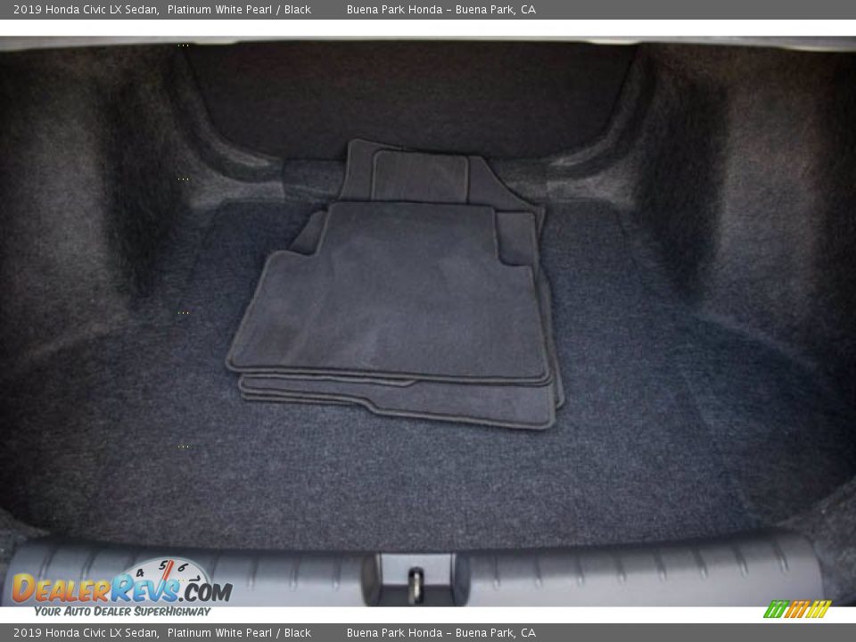 2019 Honda Civic LX Sedan Platinum White Pearl / Black Photo #20