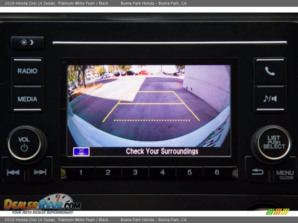 2019 Honda Civic LX Sedan Platinum White Pearl / Black Photo #26