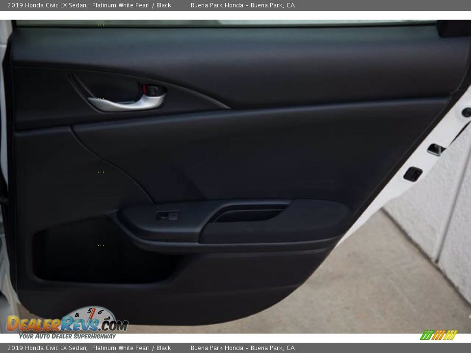 2019 Honda Civic LX Sedan Platinum White Pearl / Black Photo #31