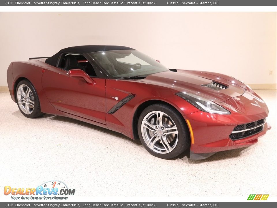 2016 Chevrolet Corvette Stingray Convertible Long Beach Red Metallic Tintcoat / Jet Black Photo #2