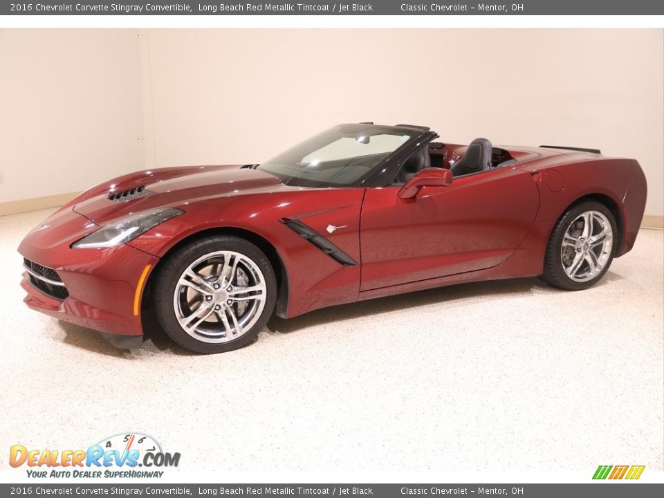 2016 Chevrolet Corvette Stingray Convertible Long Beach Red Metallic Tintcoat / Jet Black Photo #4