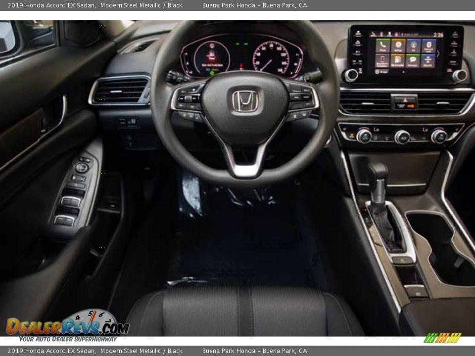 2019 Honda Accord EX Sedan Modern Steel Metallic / Black Photo #5