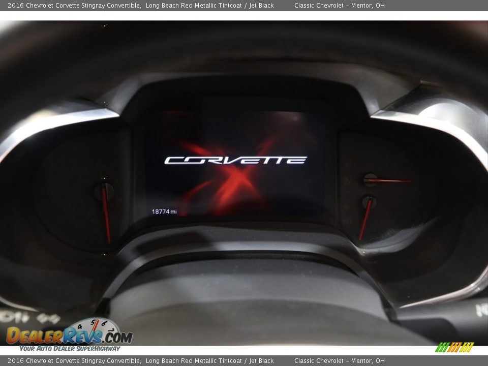 2016 Chevrolet Corvette Stingray Convertible Long Beach Red Metallic Tintcoat / Jet Black Photo #10