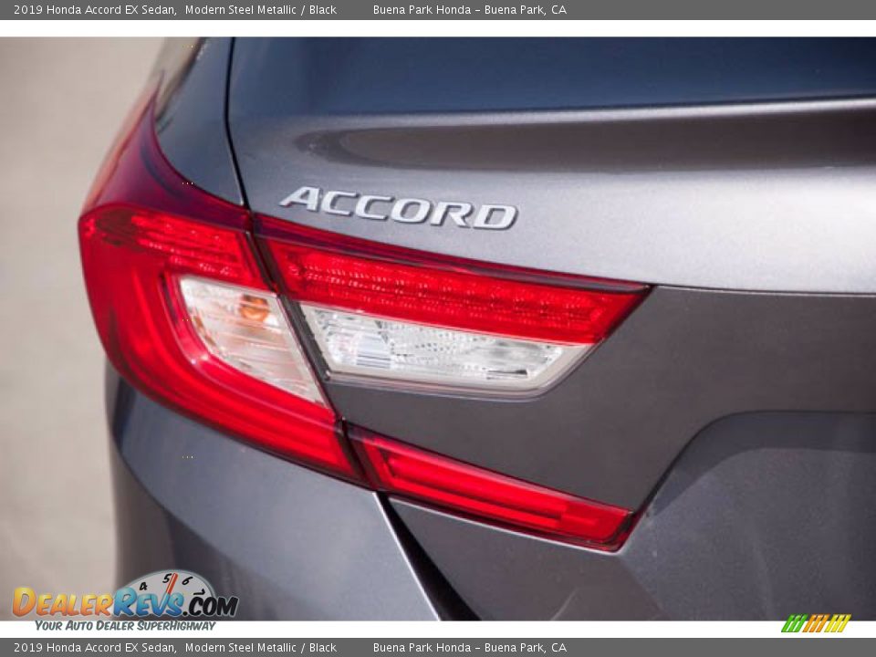 2019 Honda Accord EX Sedan Modern Steel Metallic / Black Photo #10